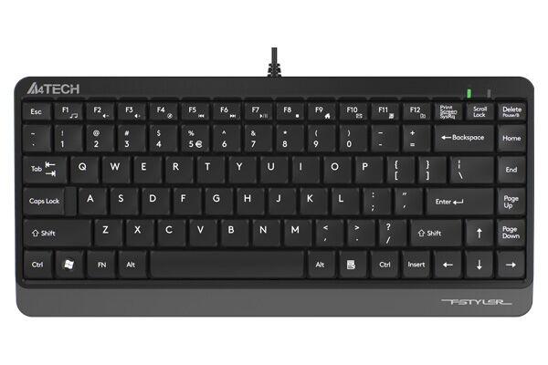 Keyboard A4 Tech A4TKLA46787 Black English