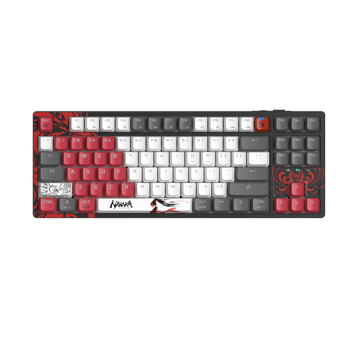 A4tech Gaming Wireless Keyboard Bloody Naraka S87 TKL Backlit Red Switch
