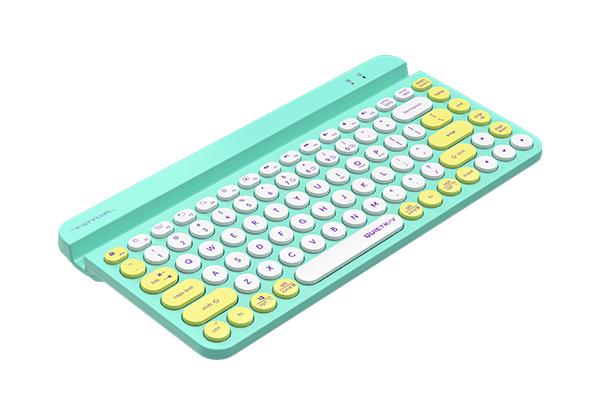 A4tech Fstyler FBK30 Wireless Keyboard, Bluetooth, 2.4G, Phone Stand, Cyrillic, Avocado