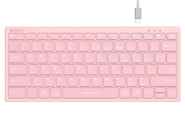 A4TECH FBX51C FSTyler Wireless Keyboard, Pink