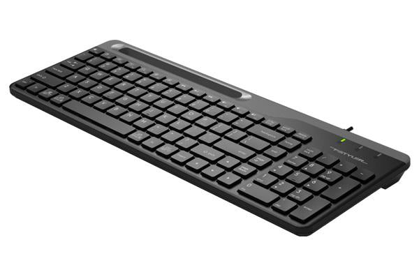 A4tech Fstyler FK25 Wired Keyboard, Phone Stand, Cyrillic, Black