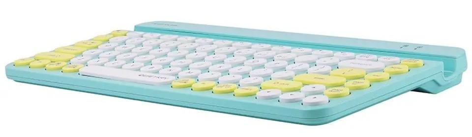 A4tech Fstyler FBK30 Wireless Keyboard, Bluetooth, 2.4G, Phone Stand, Cyrillic, Avocado