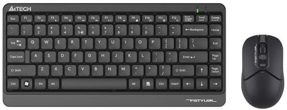 Keyboard and mouse set A4TECH FG1112, Black