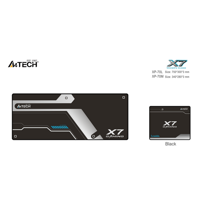 A4Tech X7 Gaming Mouse Pad XP-70L Size 750 x 300 x 3mm