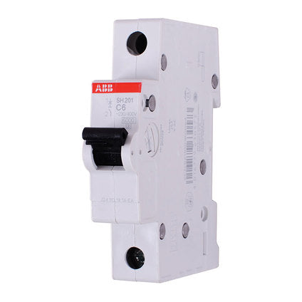 AUTOMATIC CIRCUIT BREAKER 6A SINGLE-POLE ABB SH201-C6, 1P