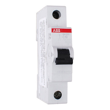 AUTOMATIC CIRCUIT BREAKER 10A SINGLE-POLE ABB SH201-C10, 1P