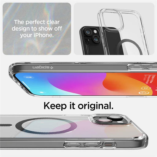 Spigen Ultra Hybrid MagSafe case for iPhone 15 Plus - carbon - Cell phone cases and covers<<<HurtelXML
