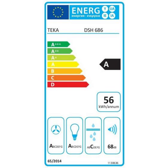 Absorber TEKA DSH 686 - Стандартни абсорбатори<<<Абсорбатори<<<Едра бяла техника<<<TechnoMix&&&Абсорбатори Стенен