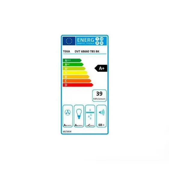 Absorber TEKA DVT 68660 black - Стандартни абсорбатори<<<Абсорбатори<<<Едра бяла техника<<<TechnoMix