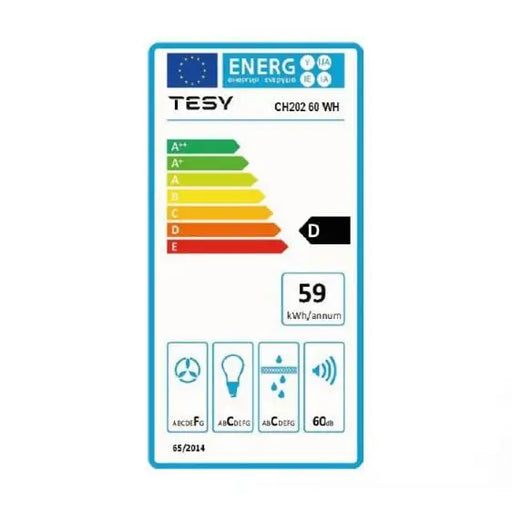Absorber TESY CH 202 1T 60 WH - Стандартни абсорбатори<<<Абсорбатори<<<Едра бяла техника<<<TechnoMix