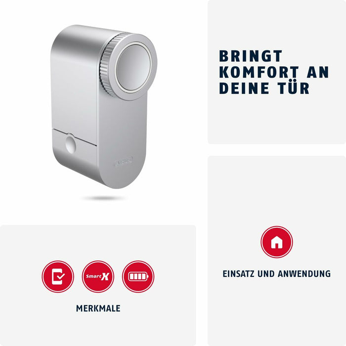 Smart Lock ABUS LOXERIS One CFA4100 S Grey Metal 17 x 9 x 29 cm