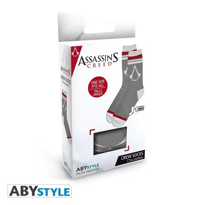 ABYSTYLE ASSASSIN’S CREED Crest Socks - Дрехи и аксесоари<<<Геймърска периферия<<<ValiAPI