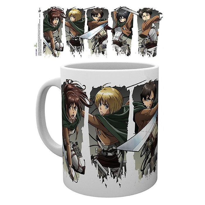 ABYSTYLE ATTACK ON TITAN Character Montage mug - Дрехи и аксесоари<<<Геймърска периферия<<<ValiAPI