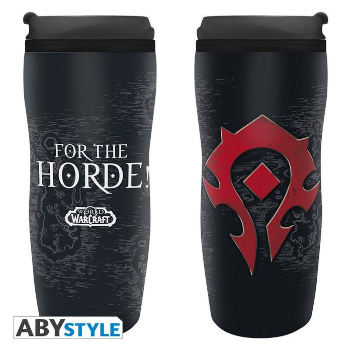 ABYSTYLE WORLD OF WARCRAFT Horde Thermo Mug - Дрехи и аксесоари<<<Геймърска периферия<<<ValiAPI
