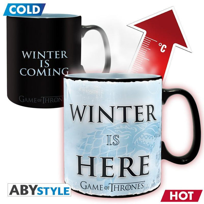 Mug ABYSTYLE GAME OF THRONES Heat Change Mug Winter is here