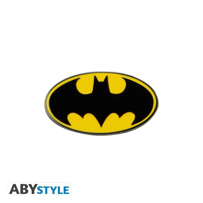 Set ABYSTYLE DC COMICS - Pck XXL glass + Pin + Pocket Notebook "Batman"