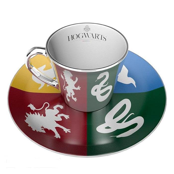Set ABYSTYLE HARRY POTTER Mirror mug & plate set Sorted, Cup, Coaster with emblems
