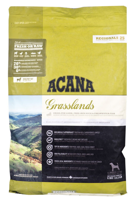 ACANA Highest Protein Grasslands - dry dog food - 6kg