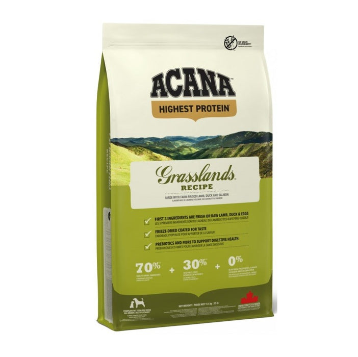 ACANA Highest Protein Grasslands - dry dog food - 11,4 kg