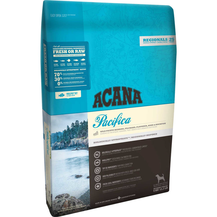 Fodder Acana Dog TF Regionals Pacifica Fish 11,4 Kg