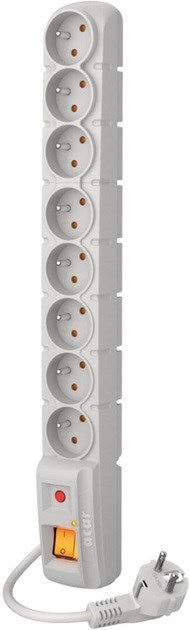 ACAR S8 Black 8 AC outlet(s) 230 V 1,5m - Power stripsLIP-LIS<<<Slats and extension cordsLIP<<<ActionPL