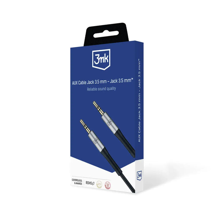 Accessories - 3mk AUX Cable Jack 3.5 mm - Jack 3.5 mm - *Kategoria tymczasowa<<<HurtelXML