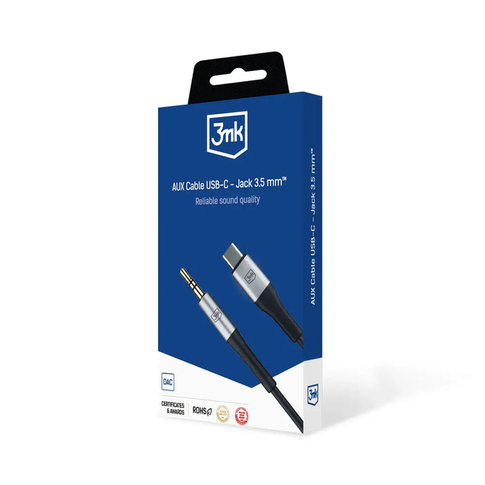Accessories - 3mk AUX Cable USB-C - Jack 3.5 mm - *Kategoria tymczasowa<<<HurtelXML