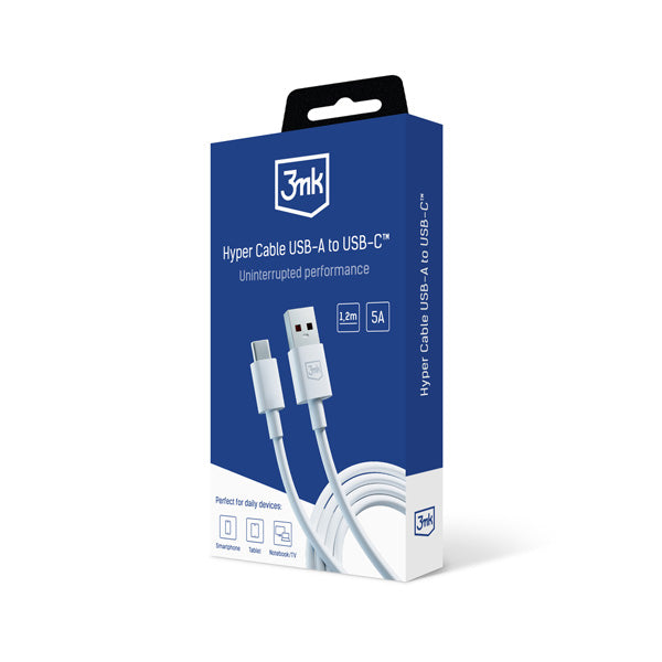 Accessories - 3mk Hyper Cable A to C 1.2m 5A - *Kategoria tymczasowa<<<HurtelXML