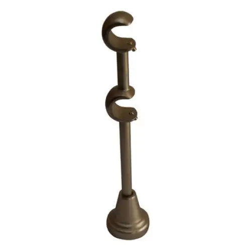 ACCESSORY BRACKET FOR DOUBLE MOLDING GENKOVSKI WHITE NICKEL MAT - Аксесоари за корнизи<<<Корнизи щори и