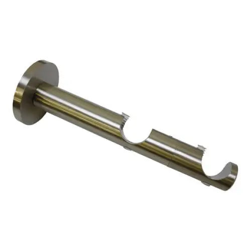 ACCESSORY DOUBLE BAR GARDINIA CHICAGO 14 CM STEEL OPTIC - Аксесоари за корнизи<<<Корнизи щори и пердета<<<Мебели и