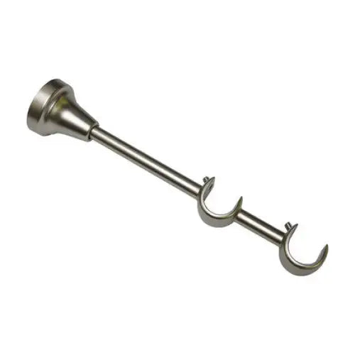 ACCESSORY DOUBLE BAR GARDINIA EUROPE 14/6 CM SILVER - Аксесоари за корнизи<<<Корнизи щори и пердета<<<Мебели и