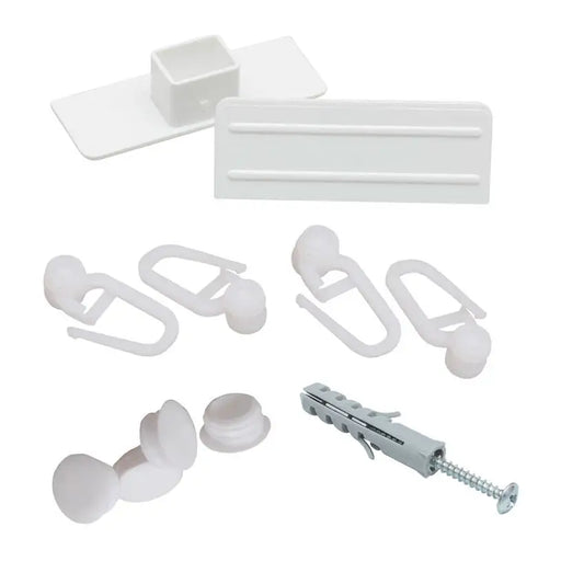 ACCESSORY KIT KARPOL FOR SINGLE-CHANNEL MOLDING 250 CM. - Аксесоари за корнизи<<<Корнизи щори и пердета<<<Мебели и