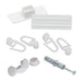 ACCESSORY KIT KARPOL FOR SINGLE-CHANNEL MOLDING 250 CM. - Аксесоари за корнизи<<<Корнизи щори и пердета<<<Мебели и