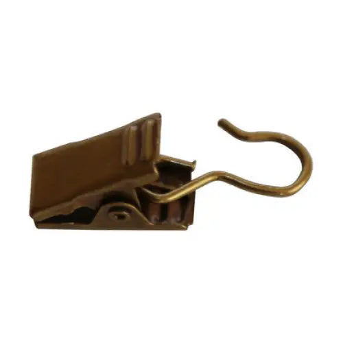 ACCESSORY METAL CLIP 10 PCS. GENKOVSKI ANTIQUE GOLD - Аксесоари за корнизи<<<Корнизи щори и пердета<<<Мебели и