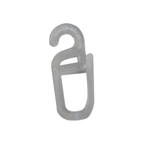ACCESSORY PLASTIC HOOK GENKOVSKI TRANSPARENT 10 PCS. - Аксесоари за корнизи<<<Корнизи щори и пердета<<<Мебели и
