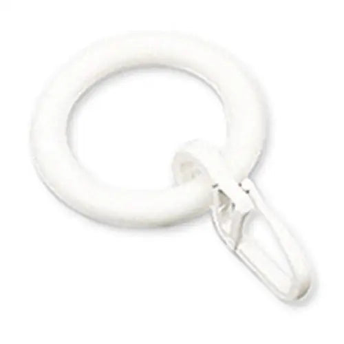 ACCESSORY RING WITH HOOK GARDINIA WHITE 10 PCS. - Аксесоари за корнизи<<<Корнизи щори и пердета<<<Мебели и