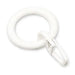 ACCESSORY RING WITH HOOK GARDINIA WHITE 10 PCS. - Аксесоари за корнизи<<<Корнизи щори и пердета<<<Мебели и
