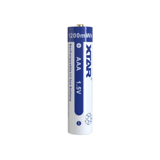 Accumulator battery LiIon 10440 AAA R03 1.5V 800mAh 4 pcs. in an XTAR PVC box - Батерии<<<Батерии и зарядни