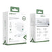 Acefast 2in1 wall charger 2x USB-C / USB-A 65W PD QC 3.0 AFC FCP (set with USB-C 1.2m cable) white (A13 white) - Cell