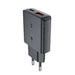 Acefast A69 PD 30W GaN USB-A USB-C ultra slim wall charger - black - Cell phone USB charger<<<HurtelXML