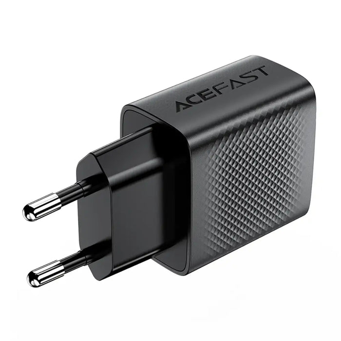 Acefast A86 mains charger 2x USB-A 12W - black - Cell phone USB charger<<<HurtelXML