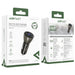 Acefast B10 60W Car Charger (2x USB-C) with Display and Metal Housing - Black - Cell phone USB charger<<<HurtelXML