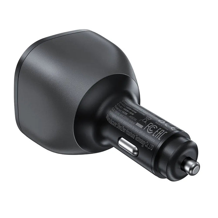 Acefast B14 car charger 165W 2x USB-C 1x USB-A - black - Cell phone USB charger<<<HurtelXML