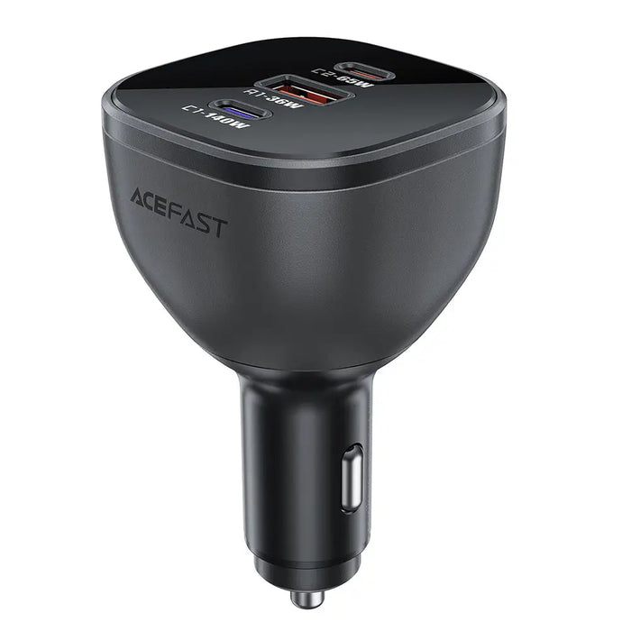 Acefast B14 car charger 165W 2x USB-C 1x USB-A - black - Cell phone USB charger<<<HurtelXML