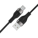 Acefast C11-04 USB-A - USB-C 3A Cable 1.2m Magnetic Braid - Black - Cell phone cables<<<HurtelXML