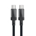 Acefast C12 USB-C / USB-C PD cable 60W 480Mb/with nylon braid - black - Cell phone cables<<<HurtelXML