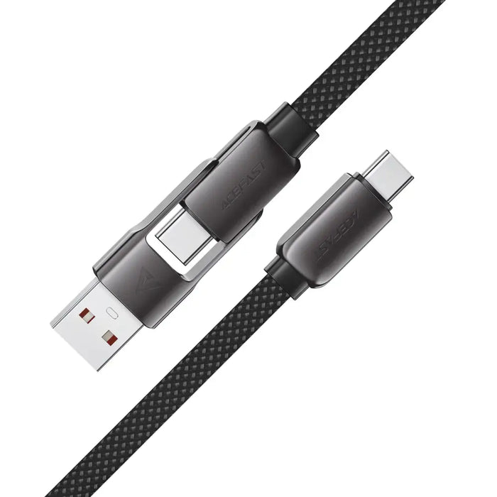Acefast C13-04 USB-C - USB-A / USB-C Cable 480Mb/s 3A 1.2m - Black - *Temporary category<<<HurtelXML