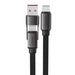 Acefast C13-05 USB-C - USB-A / USB-C Cable 480Mb/s 3A 0.2m - Black - *Temporary category<<<HurtelXML