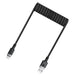 Acefast C14-04 USB-A - USB-C Cable Spring 480Mb/s 3A 1.2m - Black - *Temporary category<<<HurtelXML