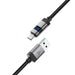 Acefast C15-04 USB-A - USB-C Cable with Display 480Mb/s 66W 1.2m - Black - *Temporary category<<<HurtelXML